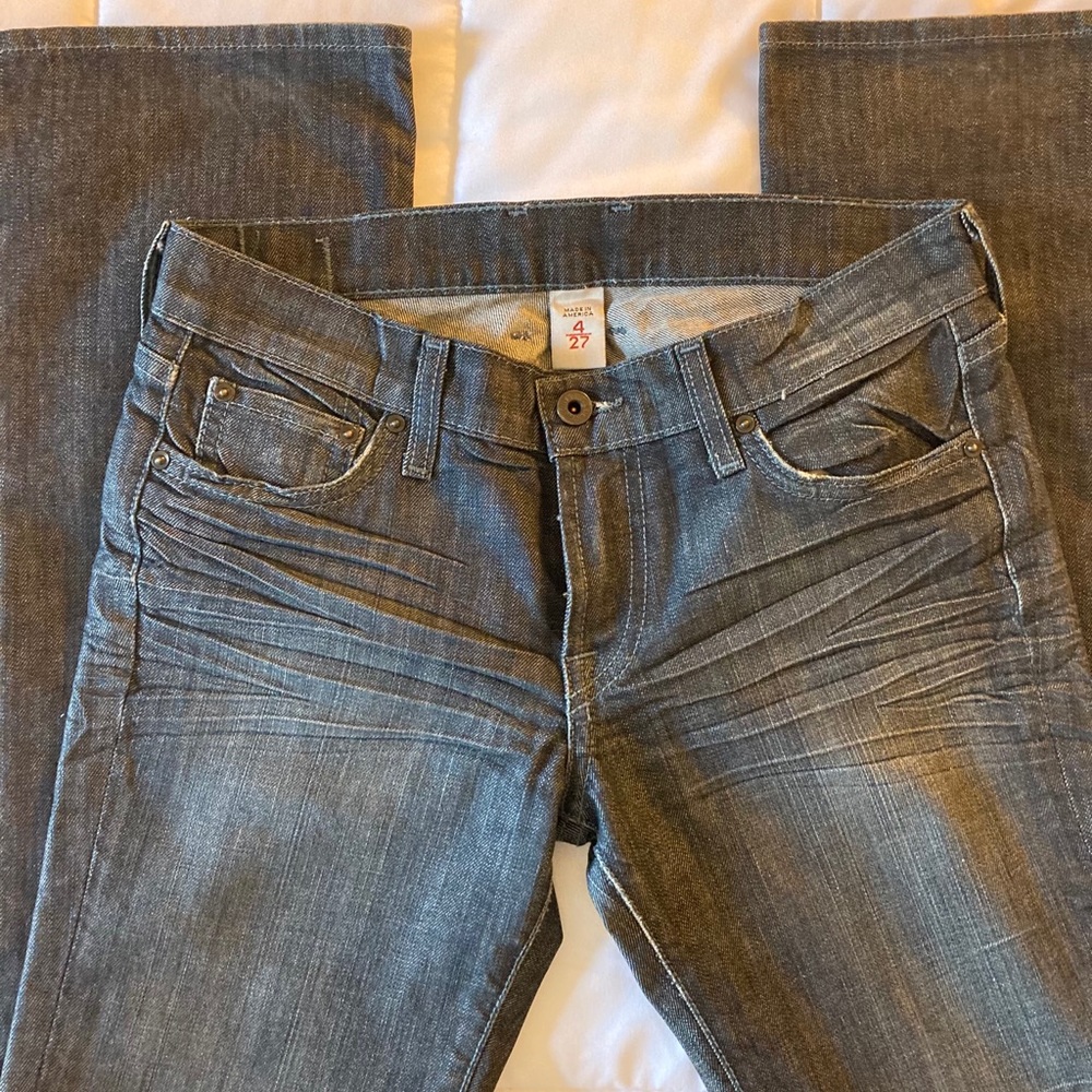 lucky Brand Dungarees Dark Jeans S 27x32